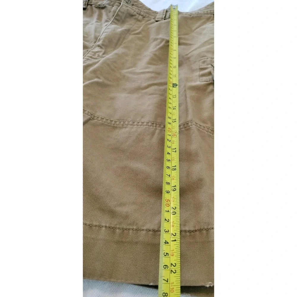 Vintage Polo Ralph Lauren Cargo Shorts Mens 40 Tan Classic Chino Khaki 9.5 